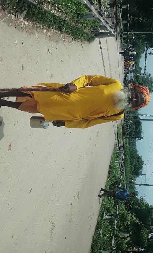 Long-time patron of the Kanwar Yatra, Ram Das. Firstpost/Mirah Zamin