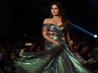 Lakme Fashion Week finale: Kareena Kapoor Khan launches her make-up line, poses for Monisha Jaising's collection Lakme Fashion Week finale: Kareena Kapoor Khan launches her make-up line, poses for Monisha Jaising's collection