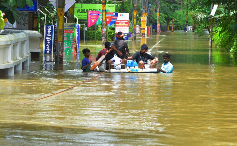 Since 8 August when the rains began pounding the southern state, around 2.40 lakh persons have been lodged in 1,568 relief camps across Kerala. AP Since 8 August when the rains began pounding the southern state, around 2.40 lakh persons have been lodged in 1,568 relief camps across Kerala. AP