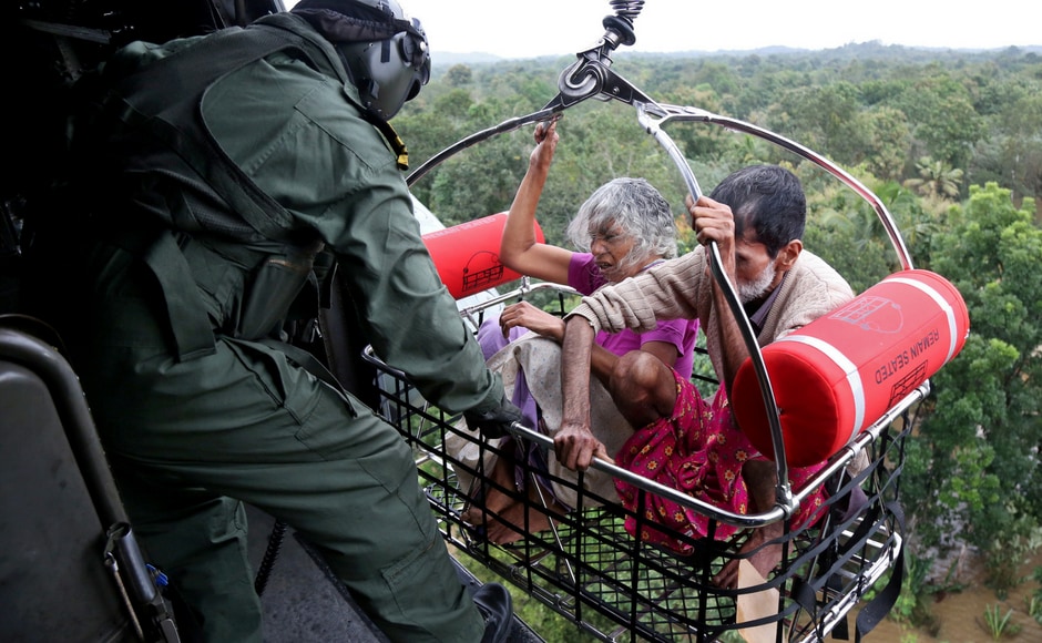 Hundreds of defence personnel, National Disaster Response Force (NDRF) teams, helped by more than 20 helicopters, mounted search and rescue operations. Fishermen along with their motorboats too joined the humanitarian efforts. Reuters Hundreds of defence personnel, National Disaster Response Force (NDRF) teams, helped by more than 20 helicopters, mounted search and rescue operations. Fishermen along with their motorboats too joined the humanitarian efforts. Reuters