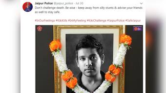Kiki Challenge: Jaipur Police show living Kochi man as 'dead' to warn youth about dangers of viral trend