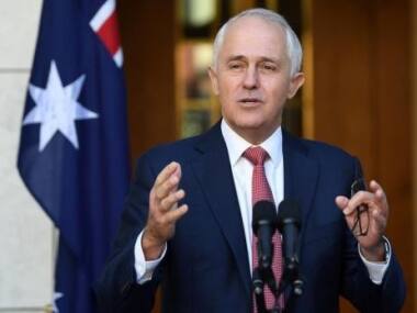 Australian prime minister Malcolm Turnbull survives party leadership challenge; wins 48-35 against Home Affairs Minister Peter Dutton