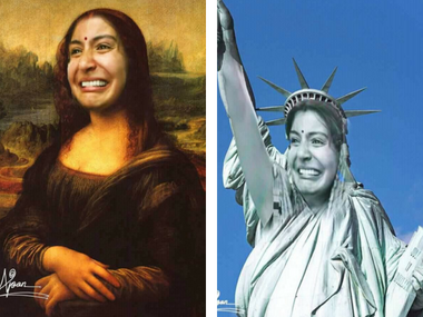 Anushka Sharma's howling face from Sui Dhaaga sparks hilarious memes, from Monalisa to Statue of Liberty Anushka Sharma's howling face from Sui Dhaaga sparks hilarious memes, from Monalisa to Statue of Liberty