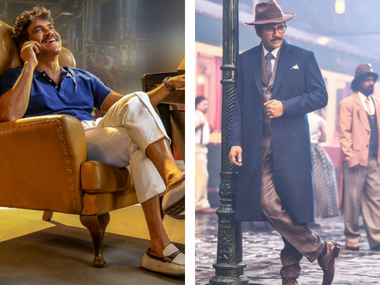 Nagarjuna's new DevaDas stills released on his 59th birthday, actor's look reminiscent of old detective films Nagarjuna's new DevaDas stills released on his 59th birthday, actor's look reminiscent of old detective films