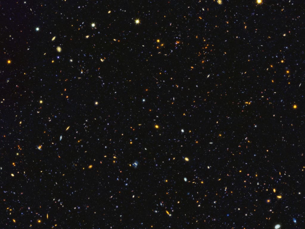 NASA's Hubble telescope captured nearly 15,00 0 galaxies. NASA.