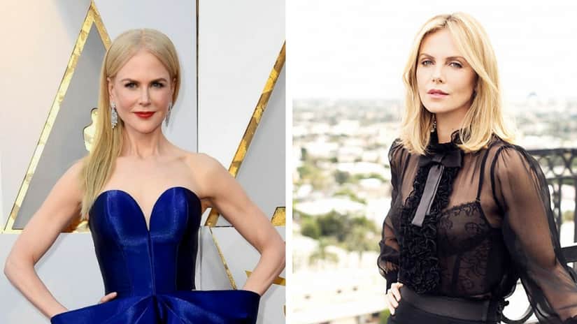 Nicole Kidman (left) and Charlize Theron. Facebook/@charlizetheron