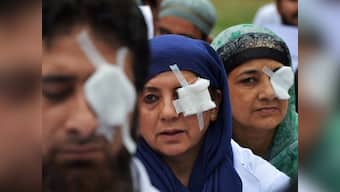 Pellet guns in Kashmir: Cases of injuries to youths continue to be reported, but authorities say use of weapon on the decline