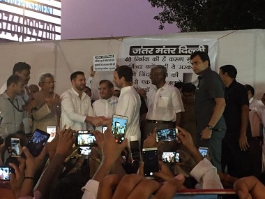 Muzaffarpur shelter home rapes: Opposition targets Bihar govt at Tejashwi Yadav-led Jantar Mantar protest