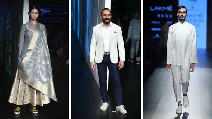 Rahul Bose as showstopper for collection Planet Positive