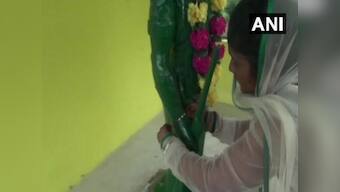 Raksha Bandhan: Sister of late police constable, who was killed by Naxals, ties rakhi to his statue in Chhattisgarh