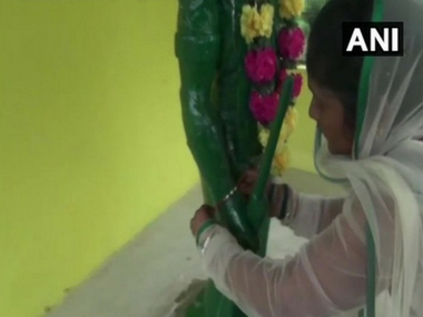Raksha Bandhan: Sister of late police constable, who was killed by Naxals, ties rakhi to his statue in Chhattisgarh Raksha Bandhan: Sister of late police constable, who was killed by Naxals, ties rakhi to his statue in Chhattisgarh