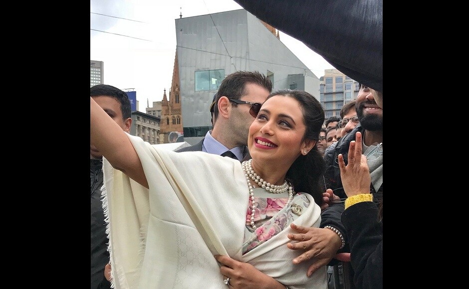 Rani Mukerji was the guest of honour at Indian Film Festival of Melbourne, 2018. Twitter @RanbirsMerve Rani Mukerji was the guest of honour at Indian Film Festival of Melbourne, 2018. Twitter @RanbirsMerve