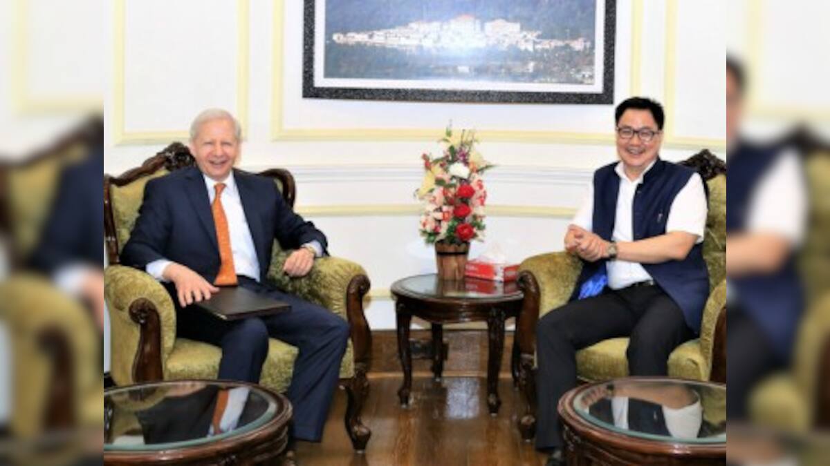 US envoy Kenneth I Juster calls on Kiren Rijiju, discusses ...