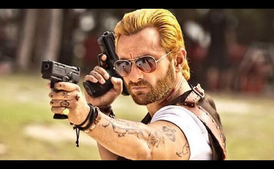 Saif not only produced but also acted in India's first zombie c omedy Go Goa Gone. Saif played a blonde-haired zombie-slayer. Facebook/@SaifAliKhan
