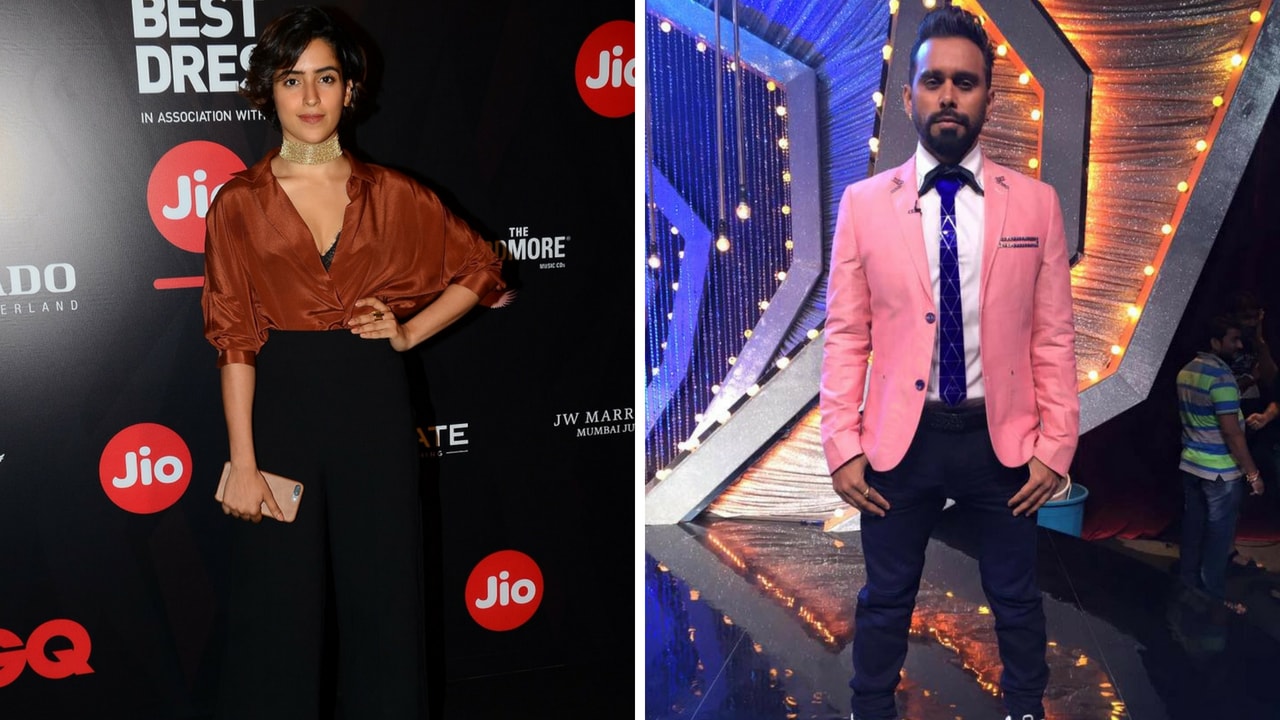 Sanya Malhotra (left) and Bosco Martis. Images from Twitter