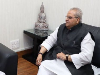 Satya Pal Malik to take oath as Jammu and Kashmir governor today; move ends practice of appointing bureaucrats for position Satya Pal Malik to take oath as Jammu and Kashmir governor today; move ends practice of appointing bureaucrats for position