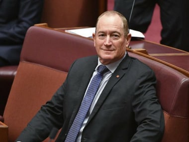 File image of Australian senator Fraser Anning. AP