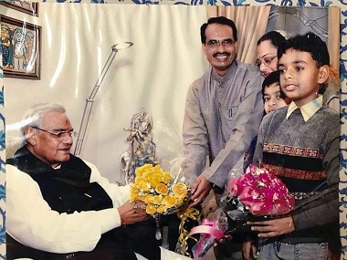 Shivraj Singh Chouhan cashes in on Vajpayee's goodwill in poll-bound Madhya Pradesh; Congress terms it opportunism Shivraj Singh Chouhan cashes in on Vajpayee's goodwill in poll-bound Madhya Pradesh; Congress terms it opportunism