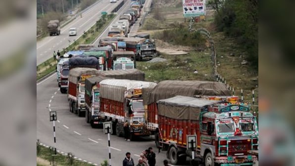 Jammu-Srinagar national highway closed for second day after heavy rains and landslides; over 3,000 vehicles stranded
