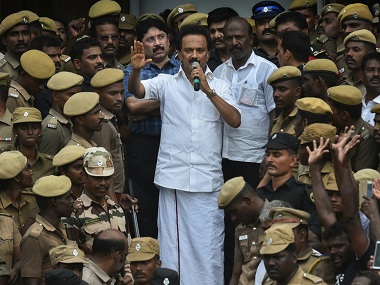 First DMK meet after Karunanidhi's death: Stalin doesn't mention Alagiri, slams EPS govt for politicising Kalaignar's burial First DMK meet after Karunanidhi's death: Stalin doesn't mention Alagiri, slams EPS govt for politicising Kalaignar's burial