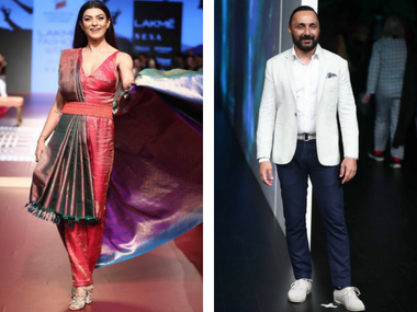 Lakmé Fashion Week 2018 Day 2: Sushmita Sen, Rahul Bose walk the ramp in sustainable clothing Lakmé Fashion Week 2018 Day 2: Sushmita Sen, Rahul Bose walk the ramp in sustainable clothing
