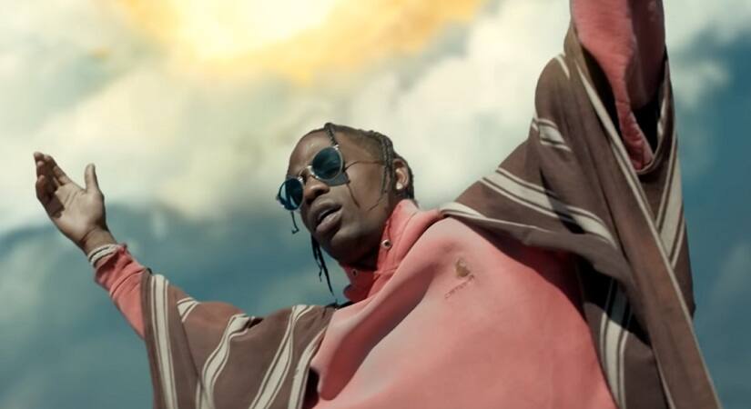Travis Scott in ‘Stop Trying to Be God’. Youtube