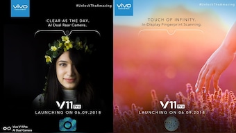 Vivo V11 Pro official teaser hints at in-display fingerprint reader, dual camera