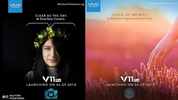 Vivo V11 Pro official teaser hints at in-display fingerprint reader, dual camera