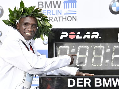 Kenya's Eliud Kipchoge topples countryman Dennis Kimetto's marathon world record in Berlin Kenya's Eliud Kipchoge topples countryman Dennis Kimetto's marathon world record in Berlin