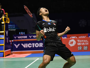 China Open 2018: Indonesia's Sinisuka Ginting stuns Kento Momota in two games to claim title China Open 2018: Indonesia's Sinisuka Ginting stuns Kento Momota in two games to claim title
