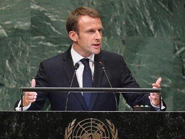 File photo of French President Emmanuel Macron. Getty Images