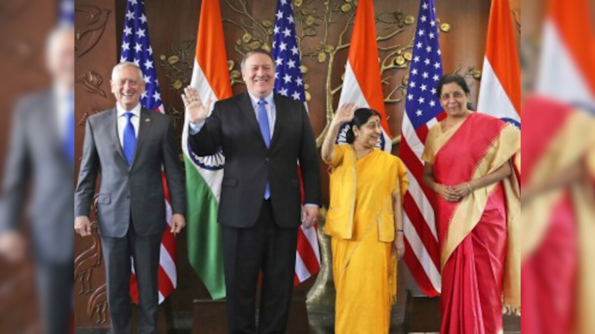 2+2 dialogue: India, US sign critical defence pact, discuss cross-border terrorism and H-1B visa issue