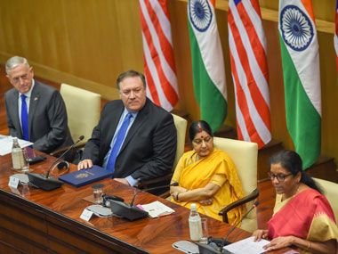 2+2 dialogue takeaways: India, US ink COMCASA pact, New Delhi gets waiver to purchase S-400 Triumf from Russia 2+2 dialogue takeaways: India, US ink COMCASA pact, New Delhi gets waiver to purchase S-400 Triumf from Russia