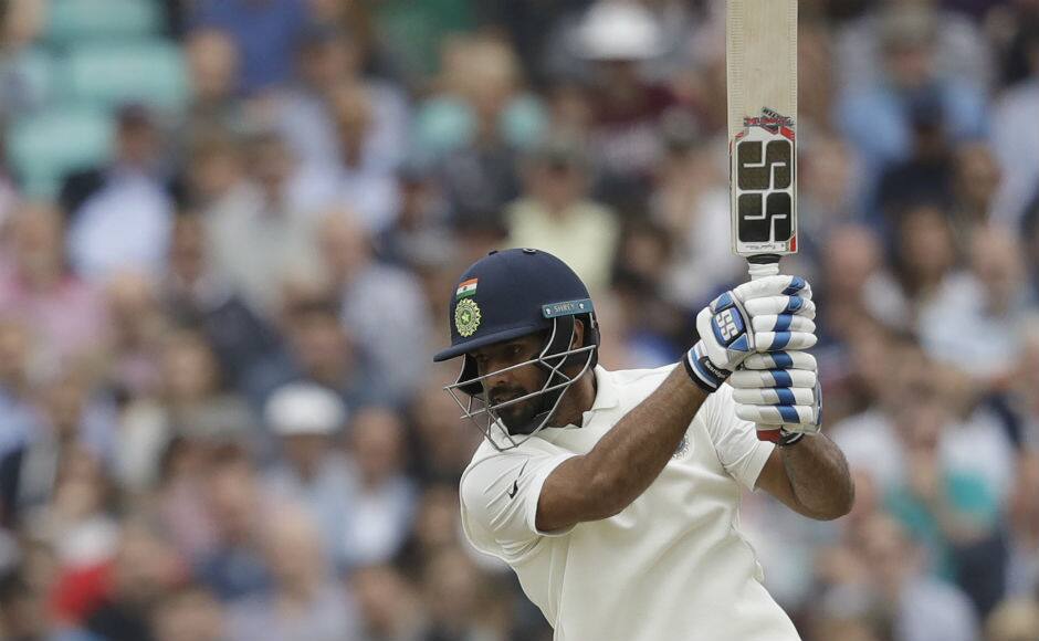 India debutant Hanuma Vihari brought up a half-century in his first innings in international cricket. AP