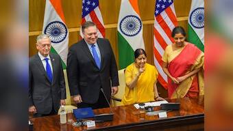 2-plus-2 dialogue: India, US sign key defence pact, vow to work for open Indo-Pacific; full text of joint statement