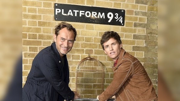 Fantastic Beasts 2 stars Eddie Redmayne, Jude Law surprise fans at Platform 9 3/4 on 'Back to Hogwarts Day'