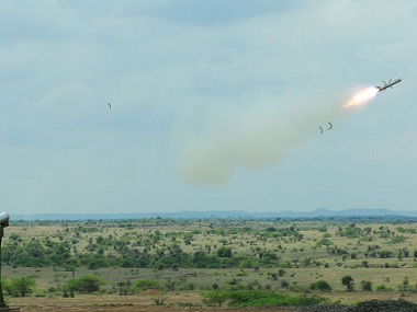 Lightweight anti-tank guided missile successfully tested by DRDO; defence ministry says 'all mission objectives met' Lightweight anti-tank guided missile successfully tested by DRDO; defence ministry says 'all mission objectives met'