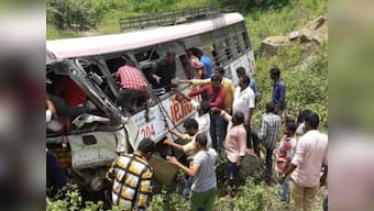 Telangana accident: 57 killed as overcrowded bus plunges down Jagtial hillside; local residents decry condition of road
