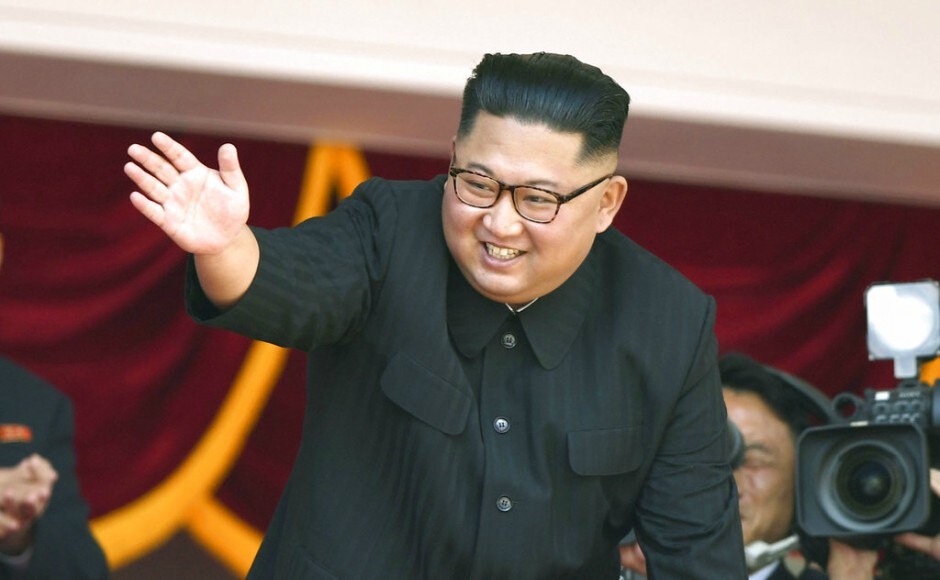 North Korean leader Kim Jong-un attended the morning parade but did not address the assembled crowd, which included the head of the Chinese parliament and high-level delegations from countries that have friendly ties with the North. AP North Korean leader Kim Jong-un attended the morning parade but did not address the assembled crowd, which included the head of the Chinese parliament and high-level delegations from countries that have friendly ties with the North. AP