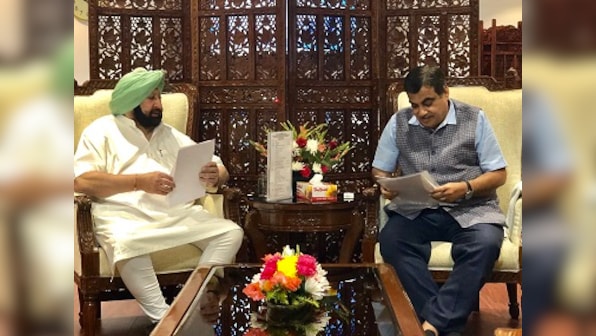 Amarinder Singh meets Nitin Gadkari, discusses expansion and upgradation of national highways in Punjab