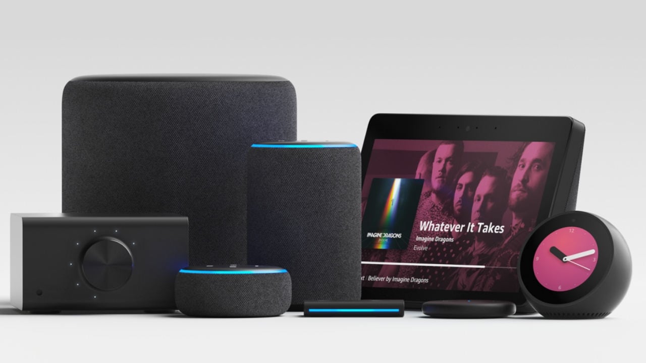 Amazon's new Echo products. Image: Amazon.