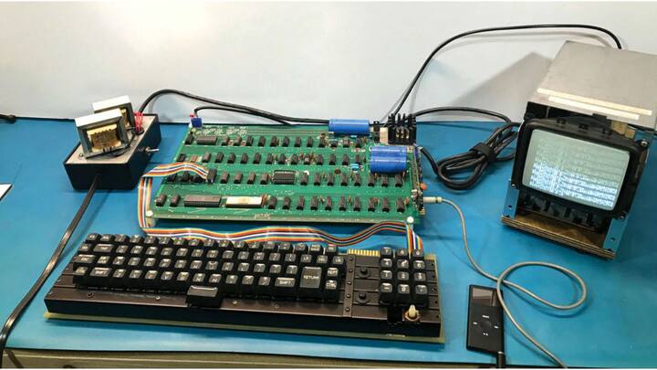A rare, fully-functional Apple-1 computer gets sold for $375,000 at an auction
