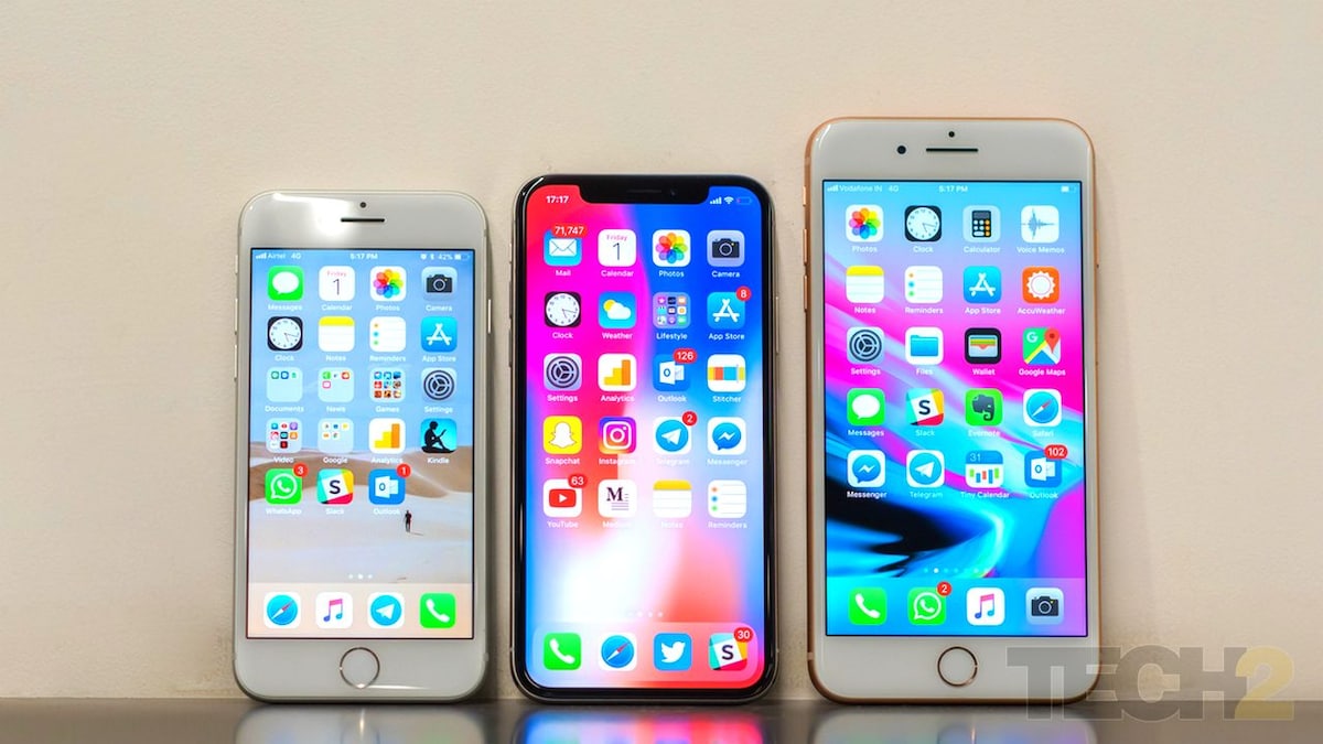 iPhone X and iPhone 8/8 Plus