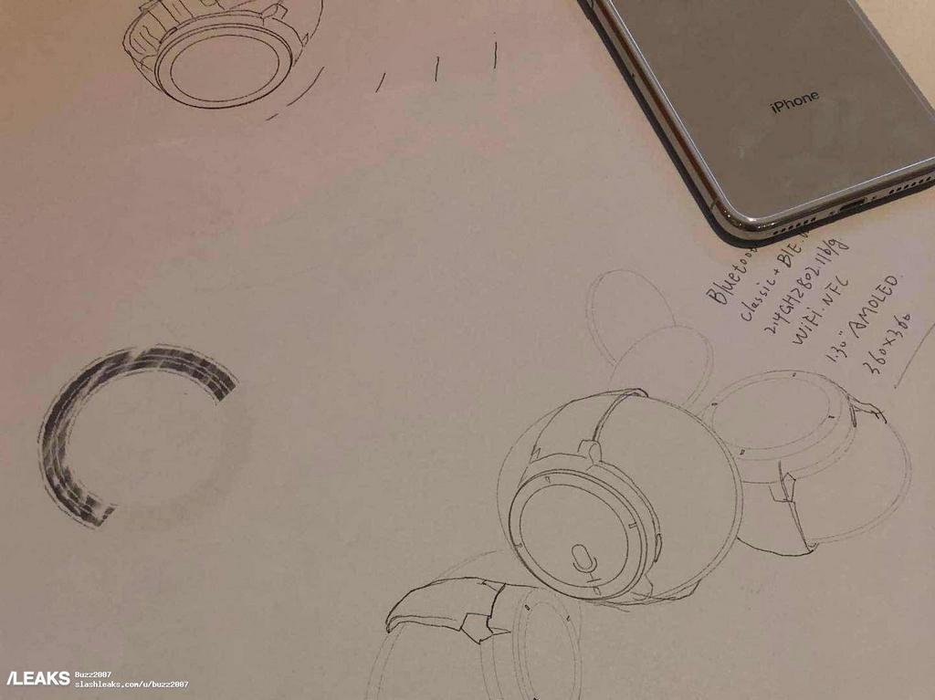 The new Apple Watch will have a circular design. Image: Slashleaks 