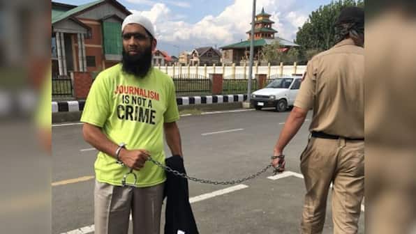 Jailed reporter Asif Sultan gets support from Kashmir's journalist community; father questions conduct of forces
