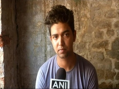 Slain BSF jawan Narendra Kumar's son. ANI
