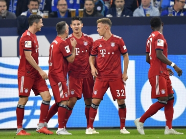 Bundesliga: James Rodriguez helps Bayern Munich maintain perfect start with win at Schalke; Borussia Dortmund held Bundesliga: James Rodriguez helps Bayern Munich maintain perfect start with win at Schalke; Borussia Dortmund held