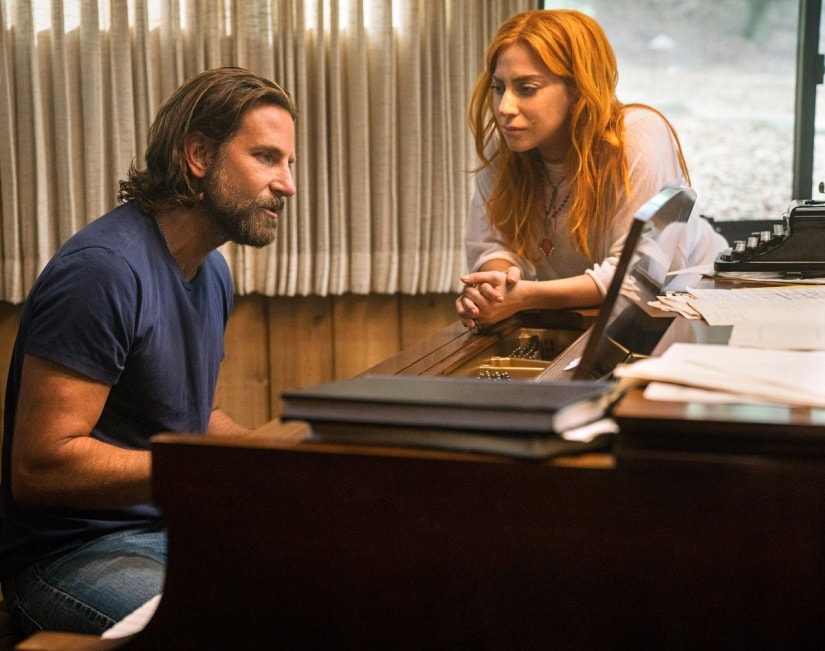 Bradley Cooper and Lady Gaga in A Star is Born. Image via Twitter