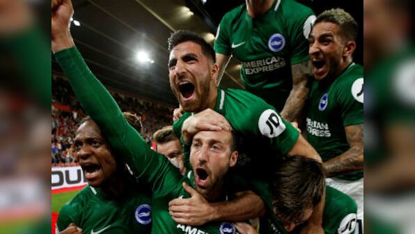 Premier League: Glenn Murray scores last-gasp penalty to salvage point for Brighton against Southampton
