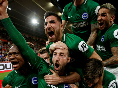 Premier League: Glenn Murray scores last-gasp penalty to salvage point for Brighton against Southampton Premier League: Glenn Murray scores last-gasp penalty to salvage point for Brighton against Southampton